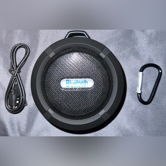 Wireless Speaker, Black, Great for Outdoor or Shower or Inside, Model:  C6 - Picture 9 of 12